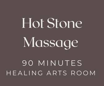 Hot Salt Stone Massage | 90 Minutes in Healing Arts Room