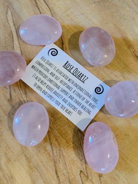rose quartz stones