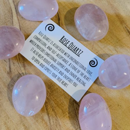 rose quartz stones